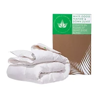 Canadian Down & Feather Company White Goose Duvet, Regular Weight Hypoallergenic Comforter