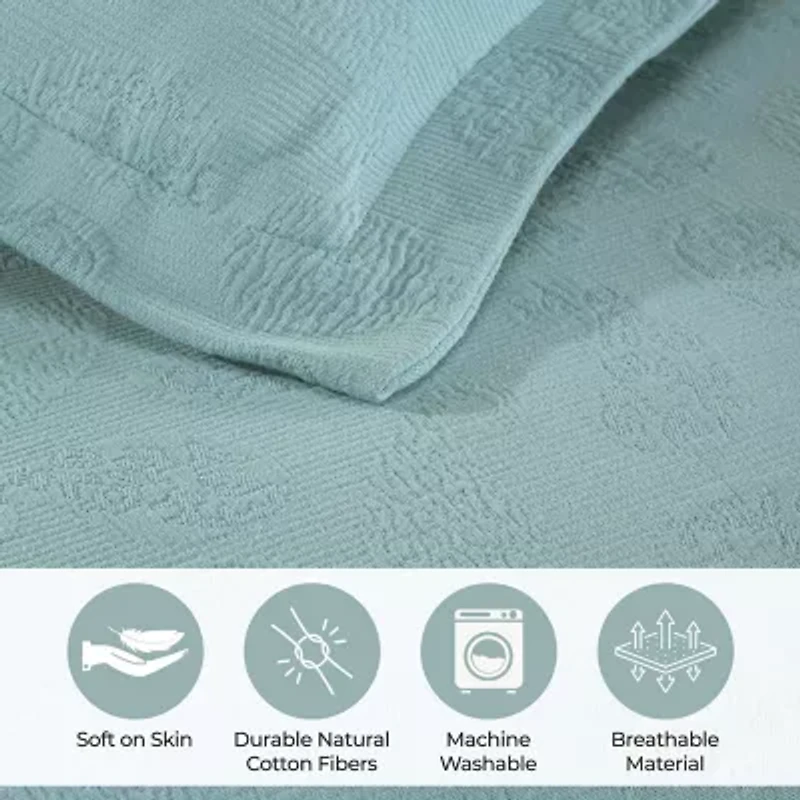 SUPERIOR® Paisley Lightweight Cotton Boho Print Bedspread