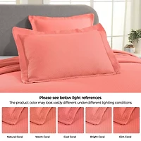 SUPERIOR® Solitaire Diamond Matelasse Geometric Jacquard Bedspread