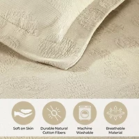 SUPERIOR® Paisley Lightweight Cotton Boho Print Bedspread