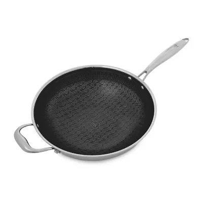 Hell's Kitchen Hybrid Stainless Steel 12" Wok