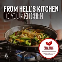 Hell's Kitchen Hybrid Stainless Steel 12" Wok