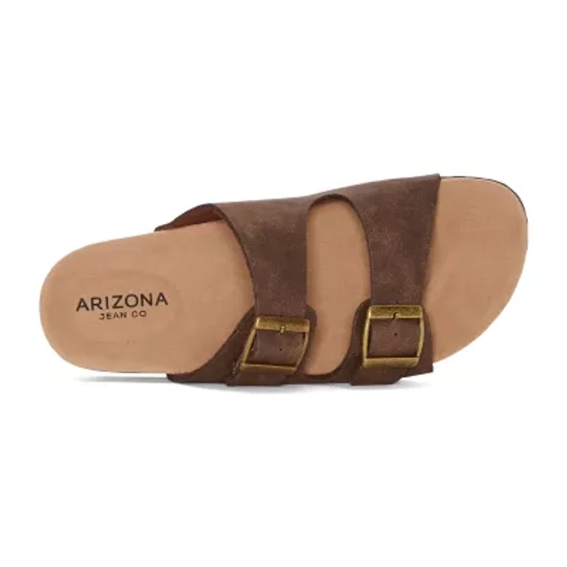 Arizona Jean Co Fireside Womens Footbed Sandals