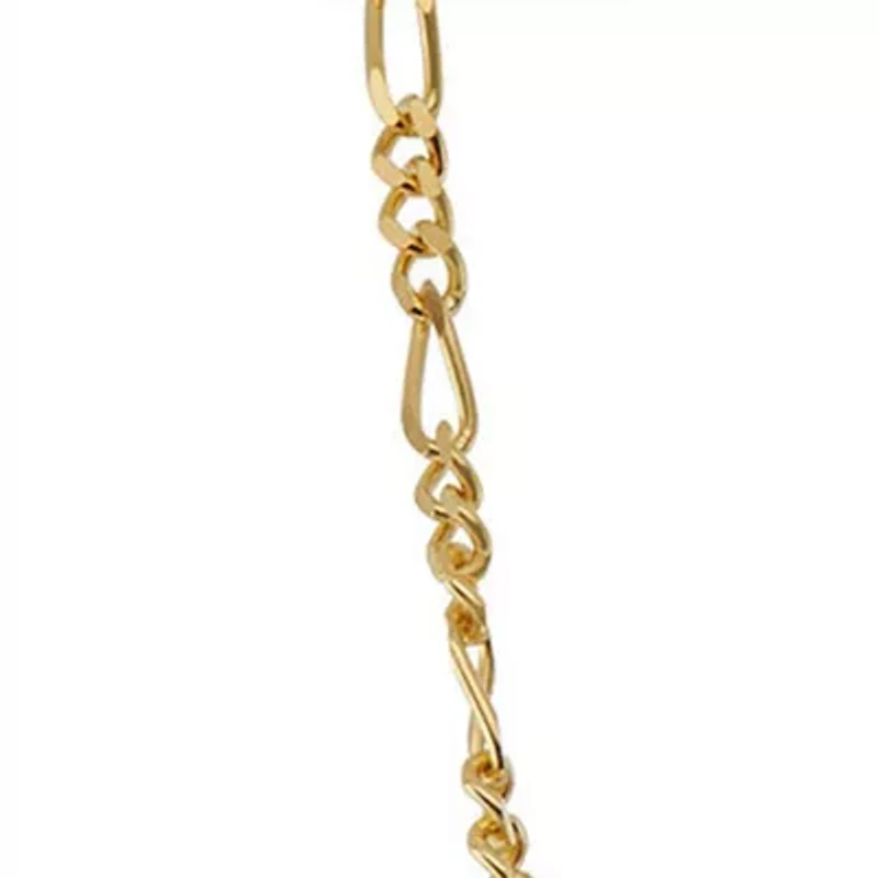 Girls 14K Gold Over Silver 15 Inch Link Necklace
