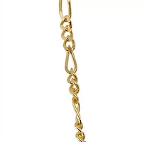 Girls 14K Gold Over Silver 15 Inch Link Necklace