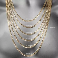 Girls Sterling Silver 13 Inch Figaro Chain Necklace