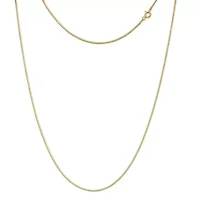 Made Italy Womens 24K Gold Over Silver Sterling 30 Inch Snake Chain Necklace