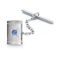 Rhodium-Plated Tie Tack