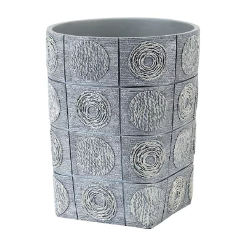 Avanti Galaxy Silver Wastebasket