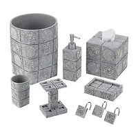 Avanti Galaxy Silver Wastebasket