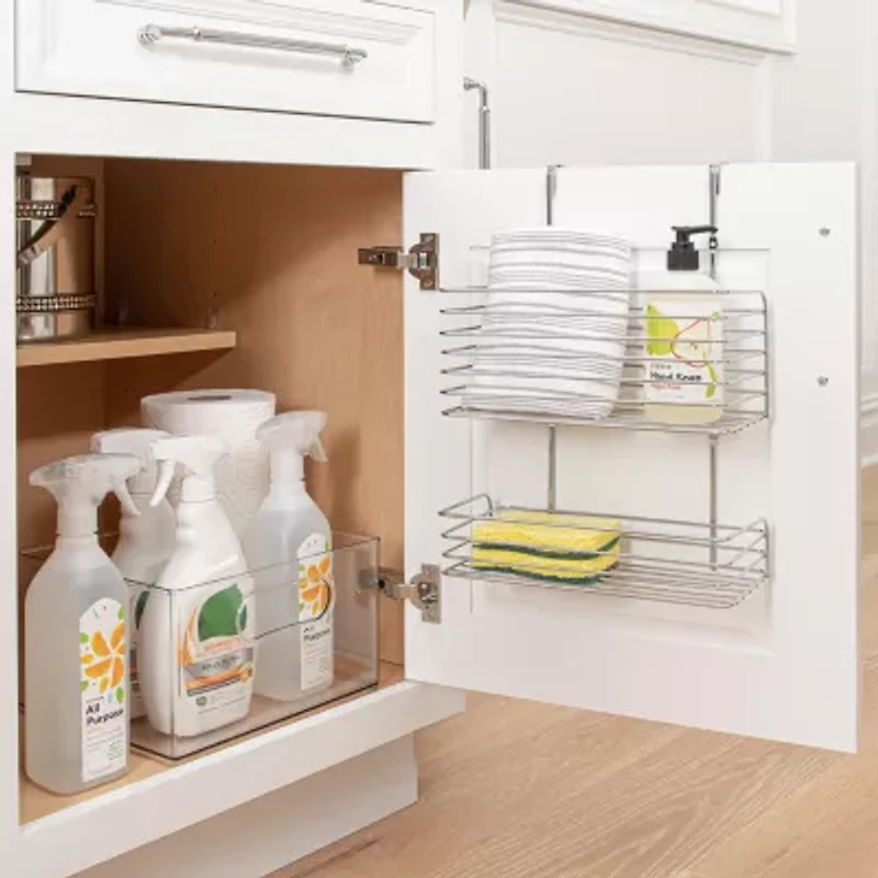 Home Expressions Steel Double Over Cabinet Storage