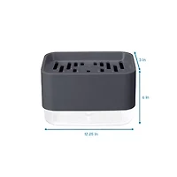 Home Expressions Push - Activated Soap Sink Caddy