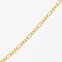Made in Italy Unisex Adult 10K Gold 20 Inch Figaro Chain Necklace