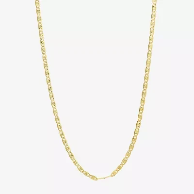 Made in Italy Mens 10K Gold 16 Inch Valentino Chain Necklace