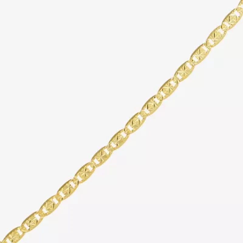 Made in Italy Unisex Adult 10K Gold 16 Inch Valentino Chain Necklace