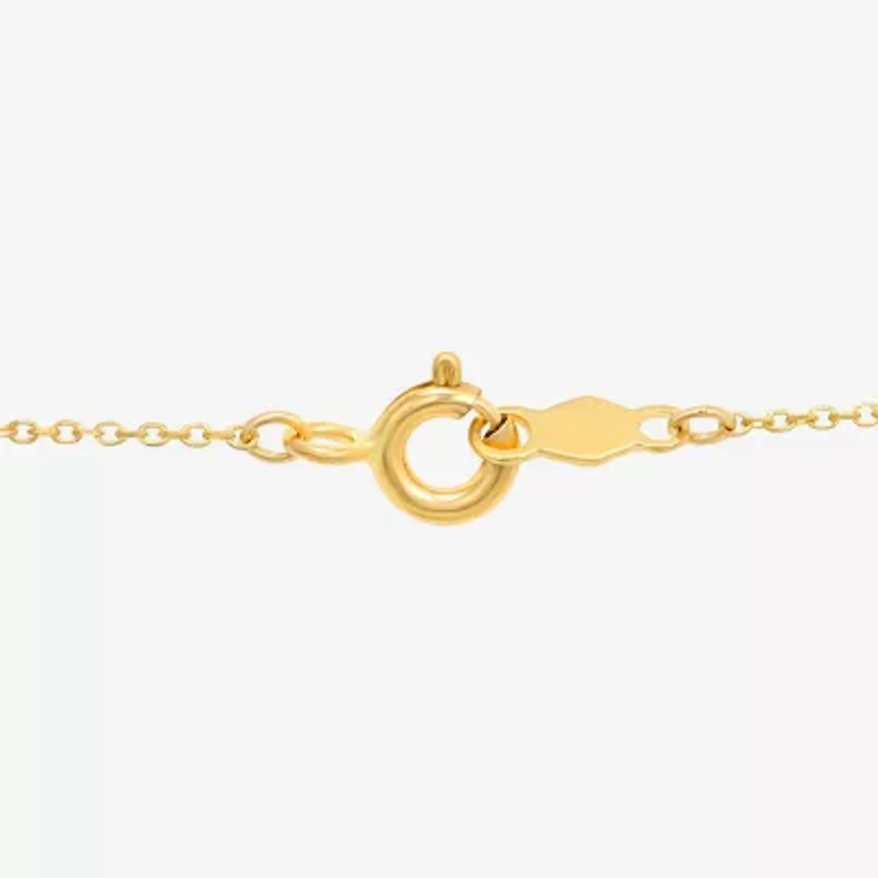 Womens 10K Gold 18 Inch Y Necklace