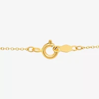 Womens 10K Gold 18 Inch Y Necklace