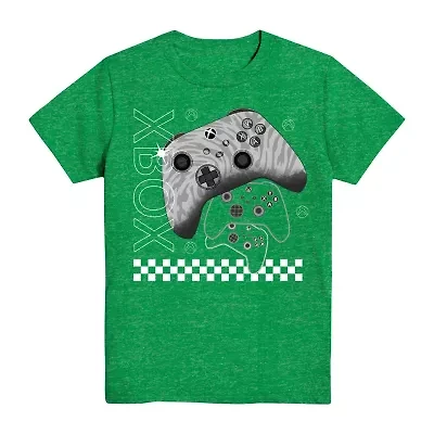 Xbox Little & Big Kid Boys Crew Neck Short Sleeve Regular Fit Graphic T-Shirt