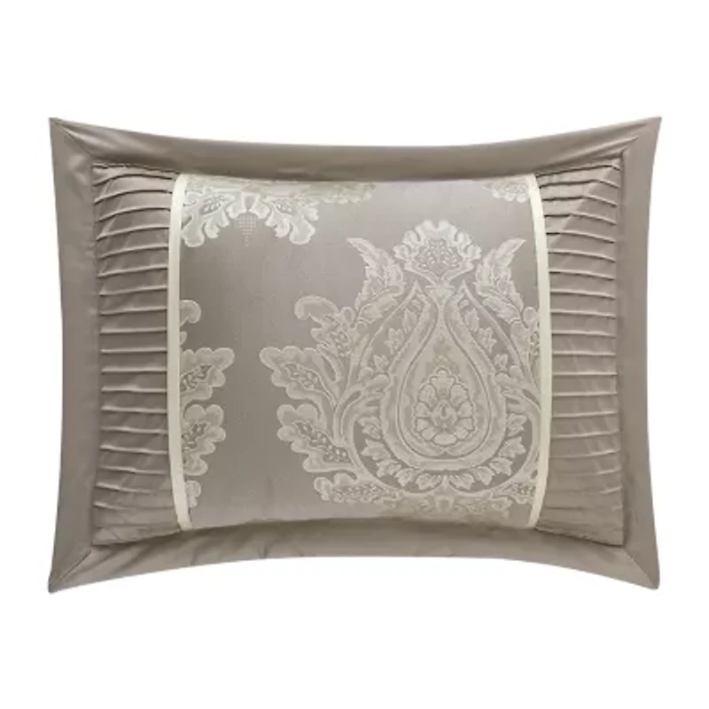 Stratford Park Thess 7pc 7-pc. Damask + Scroll Lightweight Comforter Set