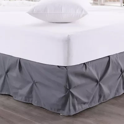 Sweet Home Collection™ Hudson Pintuck Bed Skirt Ruffle with 14" Drop