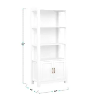 Martha Stewart Hutton 4-Shelf Bookcase