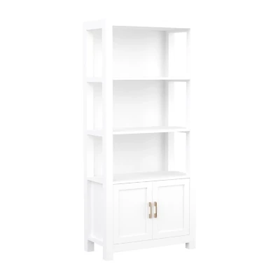 Martha Stewart Hutton 4-Shelf Bookcase