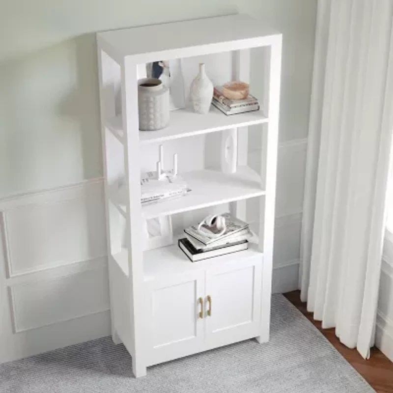 Martha Stewart Hutton 4-Shelf Bookcase