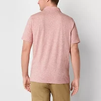 St. John's Bay Super Soft Jersey Mens Classic Fit Short Sleeve Polo Shirt