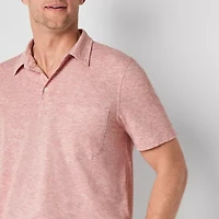 St. John's Bay Super Soft Jersey Mens Classic Fit Short Sleeve Polo Shirt