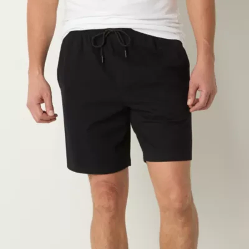 Xersion Mens 8" Mid Rise Moisture Wicking Quick Dry Workout Shorts