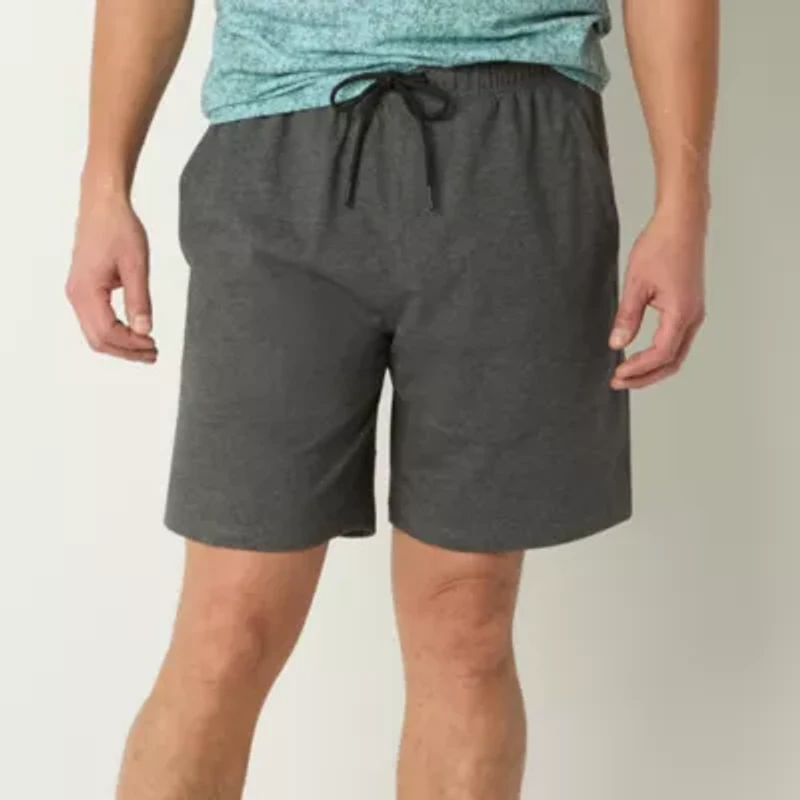 Xersion Mens 8" Mid Rise Moisture Wicking Quick Dry Workout Shorts