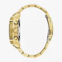 Bulova Mens Chronograph Gold Tone Stainless Steel Bracelet Watch 97b218