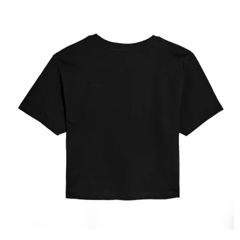 Womens Crew Neck Short Sleeve Regular Fit Star Wars Juniors Graphic T-Shirt