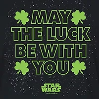 Womens Crew Neck Short Sleeve Regular Fit Star Wars Juniors Graphic T-Shirt