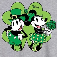 Womens Crew Neck Short Sleeve Regular Fit Mickey and Friends Juniors Graphic T-Shirt