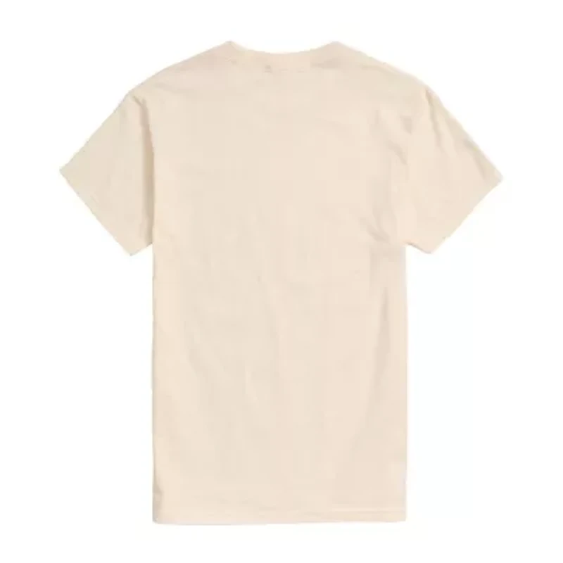 Womens Juniors Crew Neck Short Sleeve Regular Fit Peanuts Snoopy Graphic T-Shirt