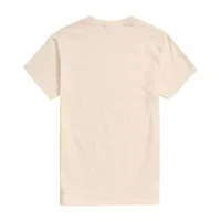 Womens Juniors Crew Neck Short Sleeve Regular Fit Peanuts Snoopy Graphic T-Shirt