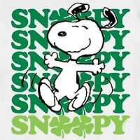 Womens Crew Neck Short Sleeve Regular Fit Peanuts Snoopy Juniors Graphic T-Shirt
