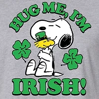 Womens Juniors Crew Neck Short Sleeve Regular Fit Peanuts Snoopy Graphic T-Shirt