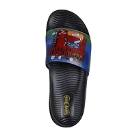 Skechers Mens Low Slider Doggy Style Slide Sandals