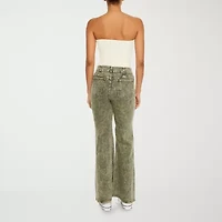 Forever 21 Juniors Womens Mid Rise Flare Leg Jean