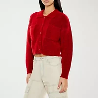 Forever 21 Womens Long Sleeve Button Juniors Cardigan