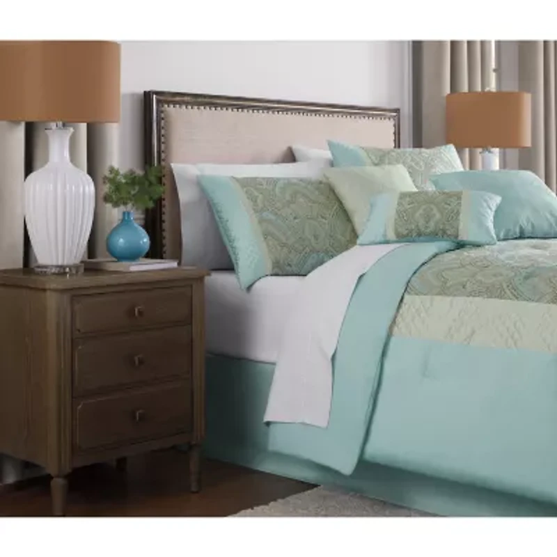 Broadhaven Sterling 7-pc. Embellished Embroidered Comforter Set