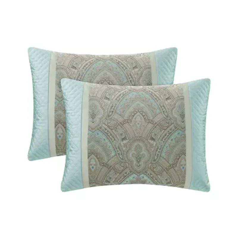 Broadhaven Sterling 7-pc. Embellished Embroidered Comforter Set