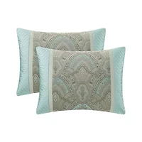 Broadhaven Sterling 7-pc. Embellished Embroidered Comforter Set