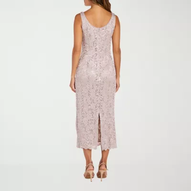 R & M Richards Lace Womens Jacket Dress