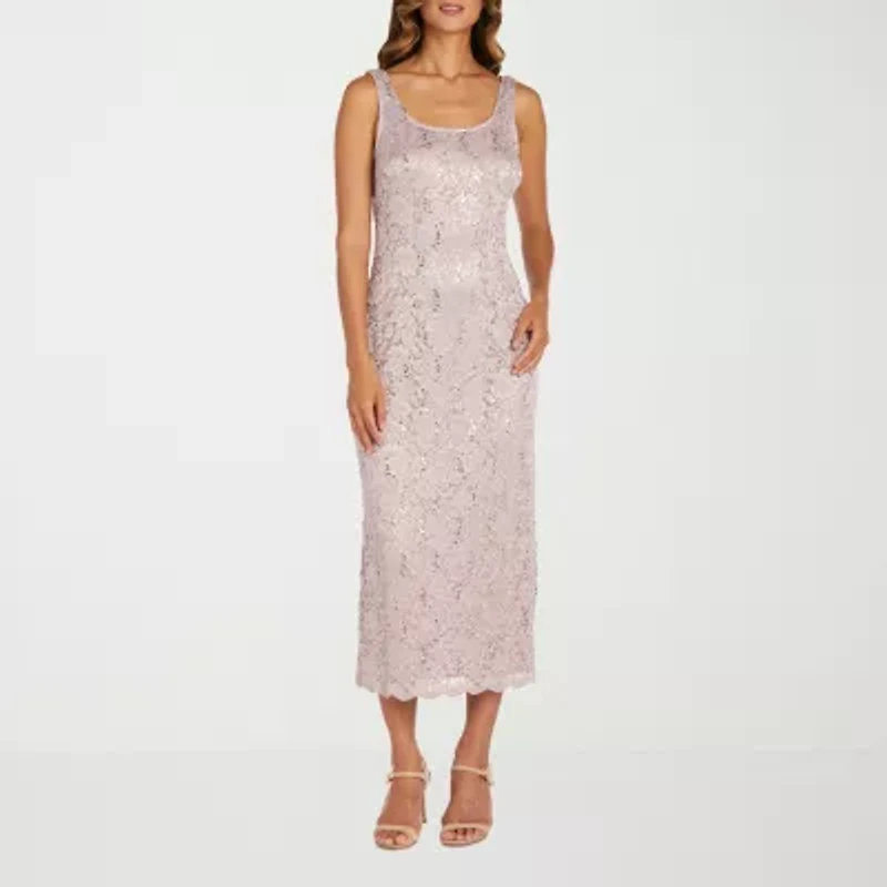 R & M Richards Lace Womens Jacket Dress