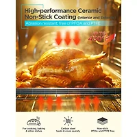 Black+Decker Carbon Steel 6-pc. Non-Stick Bakeware Set