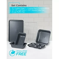 Black+Decker Carbon Steel 6-pc. Non-Stick Bakeware Set