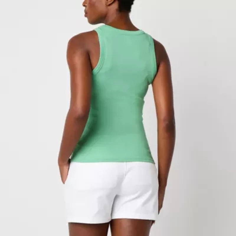 a.n.a Womens Tall Crew Neck Sleeveless Tank Top